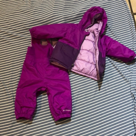 Purple Columbia toddlers snowsuit!